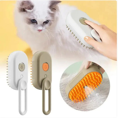 MistyPaws™ Steam Brush - Detangle, De-Shed & Relax Your Pet With Gentle Steam - MistyPaws™