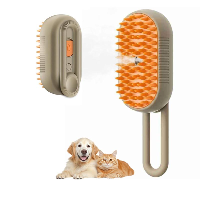 Steam Brush - Detangle, De - Shed & Relax Your Pet With Gentle Steam - MistyPaws
